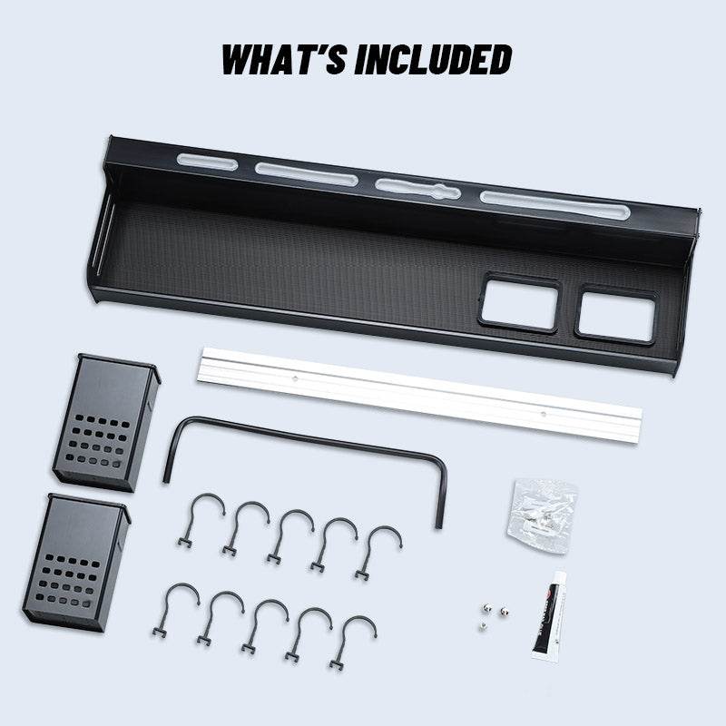 Home Kitchen Wall Mounted Spice Rack - Mubimart