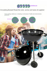 Home Outdoor BBQ Grill Portable Grill 3.5 Inch  Charcoal Grill Heat Resistant Pressure Resistant Grill - Mubimart -  