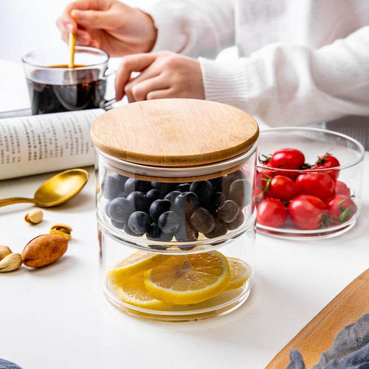 Home Salad Baking Small Glass Bowl - Mubimart