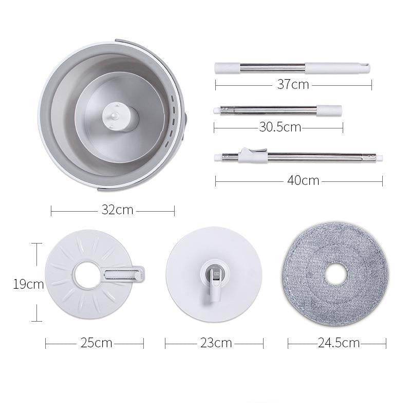 Home Sewage Separation Mop Lazy Hands-free Washing Rotation - Mubimart