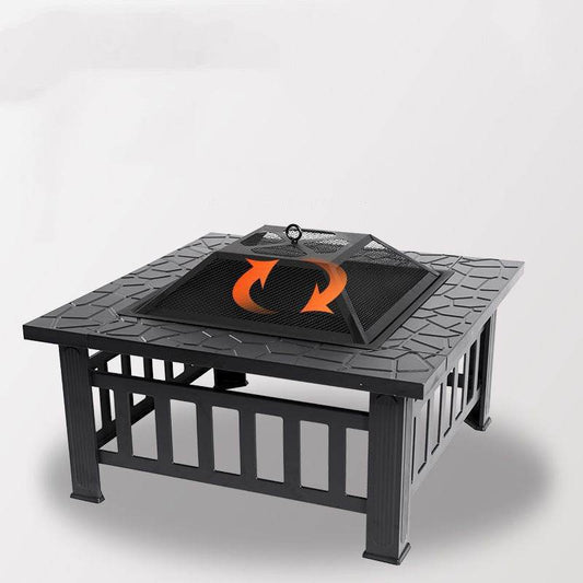 Home Simple Villa Charcoal Patio Grill - Mubimart