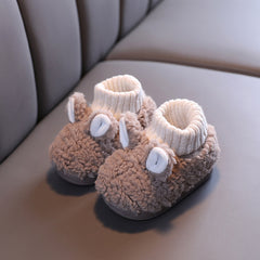 Home Slippers Winter Cotton Warm Slippers - Mubimart -  