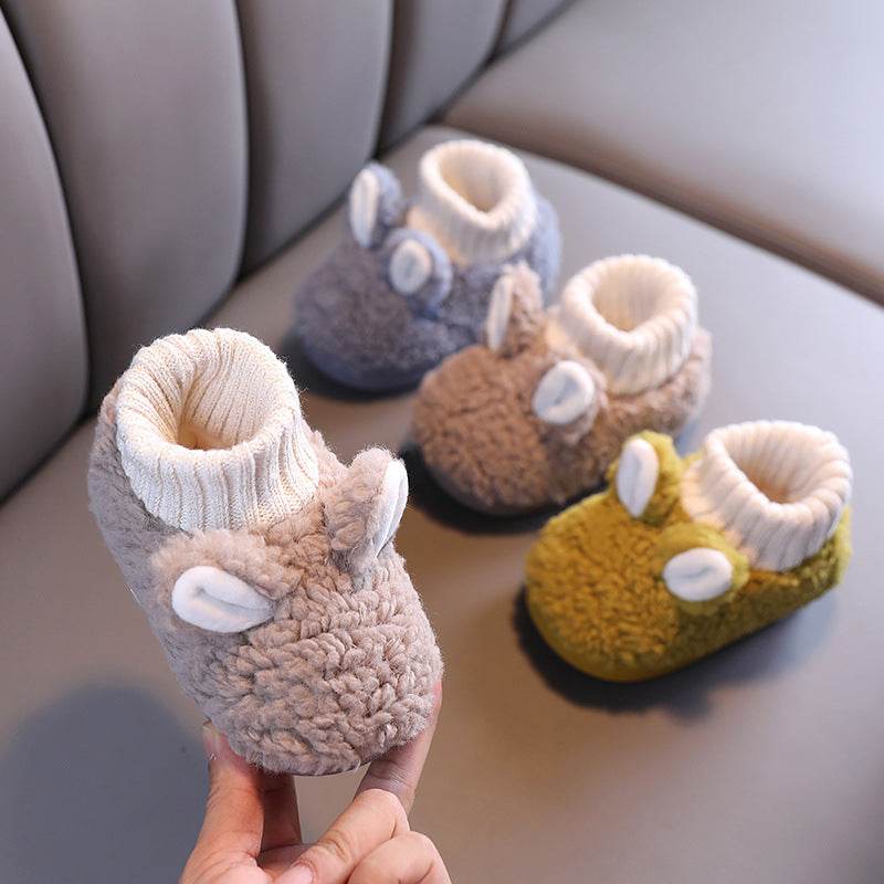 Home Slippers Winter Cotton Warm Slippers - Mubimart