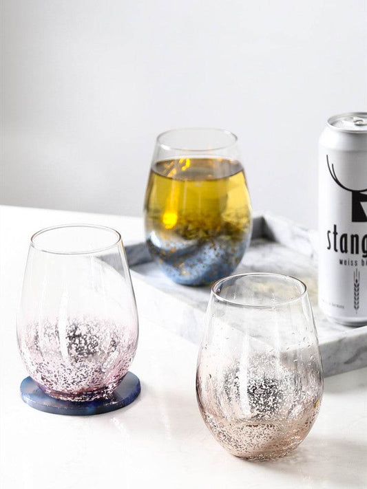 Home Starry Sky Glass Water Cup - Mubimart