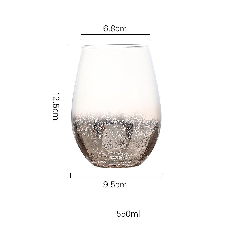 Home Starry Sky Glass Water Cup - Mubimart -  