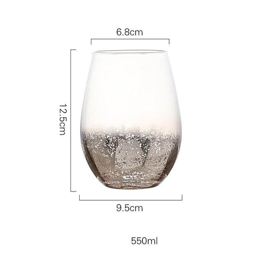 Home Starry Sky Glass Water Cup - Mubimart
