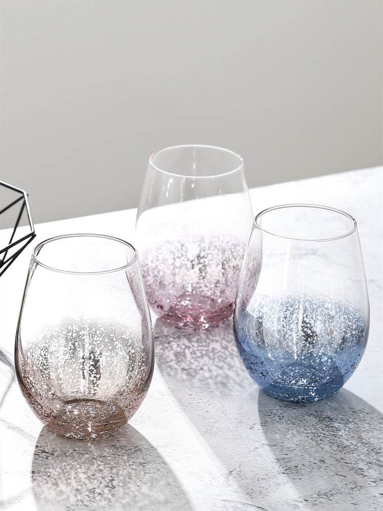 Home Starry Sky Glass Water Cup - Mubimart