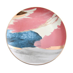 Home Steak Plate Salad Plate Colorful Cloud Plate - Mubimart - Plates 