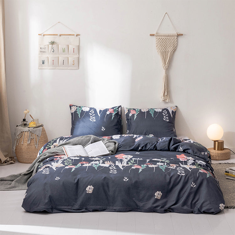 Home Textile Three-piece Hot-selling Amazon Hot Sale Duvet Cover Set Bedding 3 Sets - Mubimart -  