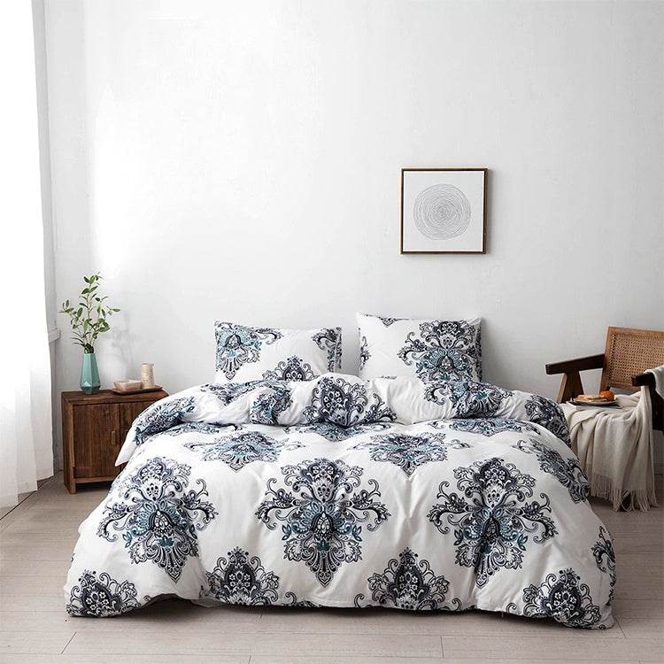 Home Textile Three-piece Hot-selling Amazon Hot Sale Duvet Cover Set Bedding 3 Sets - Mubimart