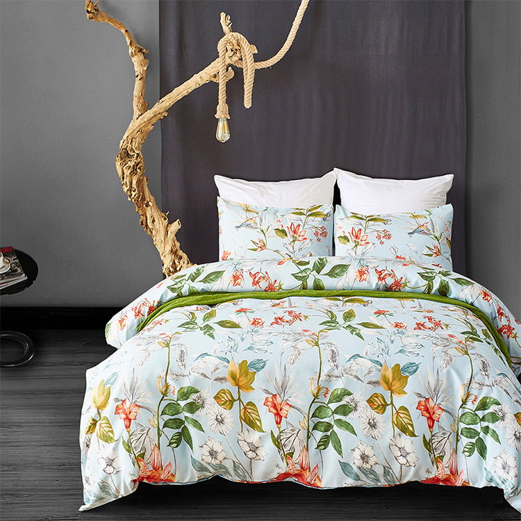 Home Textile Three-piece Hot-selling Amazon Hot Sale Duvet Cover Set Bedding 3 Sets - Mubimart -  