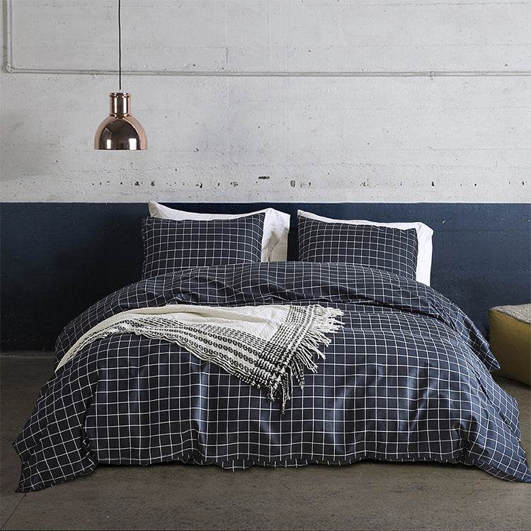 Home Textile Three-piece Hot-selling Amazon Hot Sale Duvet Cover Set Bedding 3 Sets - Mubimart
