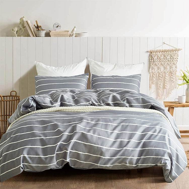Home Textile Three-piece Hot-selling Amazon Hot Sale Duvet Cover Set Bedding 3 Sets - Mubimart