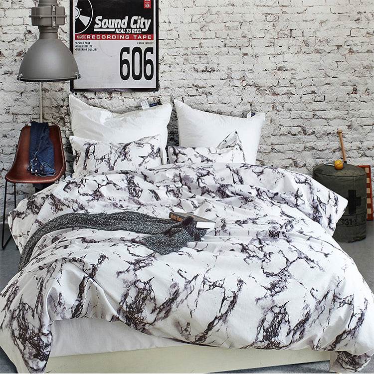 Home Textile Three-piece Hot-selling Amazon Hot Sale Duvet Cover Set Bedding 3 Sets - Mubimart