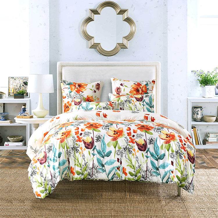 Home Textile Three-piece Hot-selling Amazon Hot Sale Duvet Cover Set Bedding 3 Sets - Mubimart