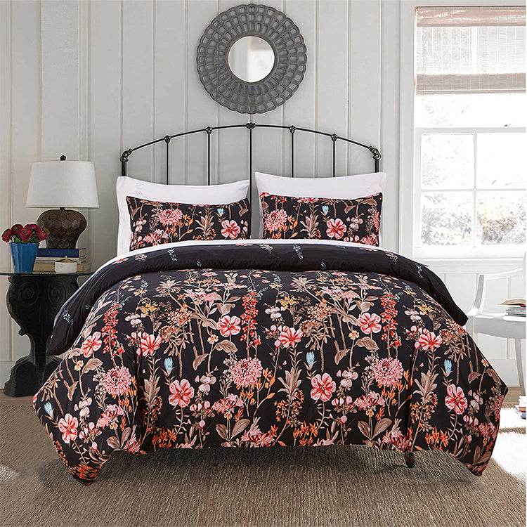 Home Textile Three-piece Hot-selling Amazon Hot Sale Duvet Cover Set Bedding 3 Sets - Mubimart