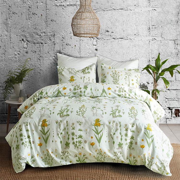 Home Textile Three-piece Hot-selling Amazon Hot Sale Duvet Cover Set Bedding 3 Sets - Mubimart