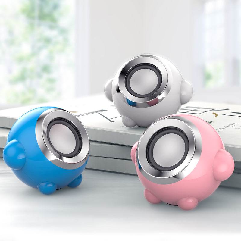 Home Wired Cute Multimedia Usb Subwoofer Mini Speakers - Mubimart