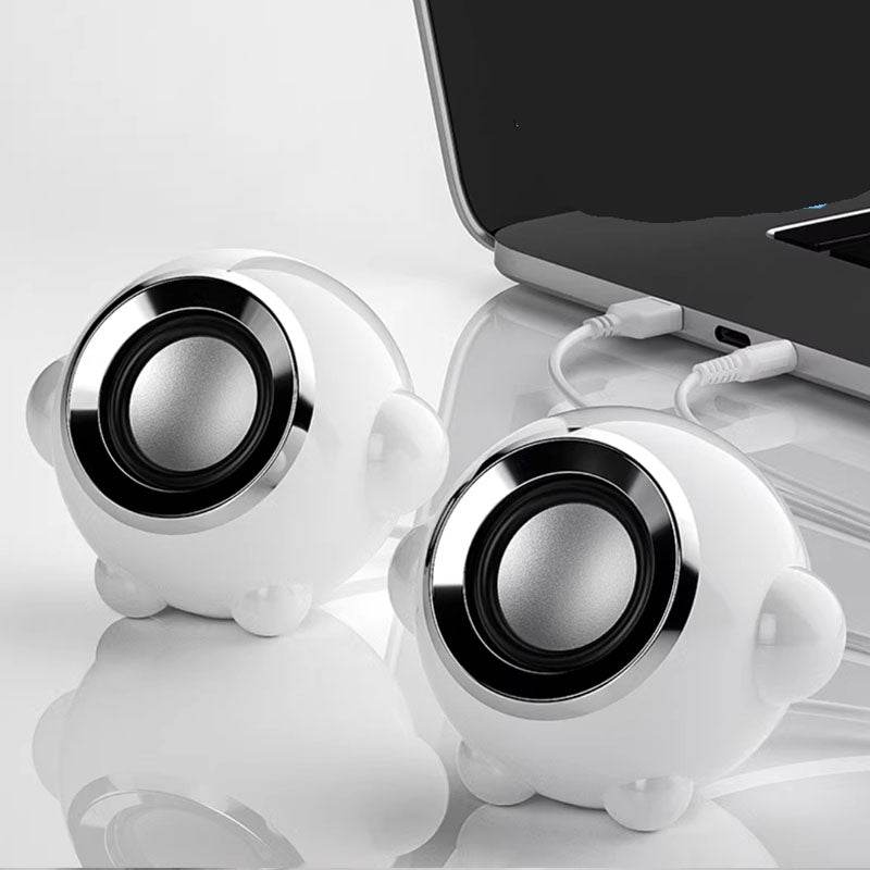 Home Wired Cute Multimedia Usb Subwoofer Mini Speakers - Mubimart