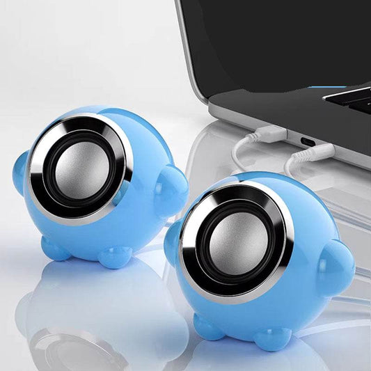 Home Wired Cute Multimedia Usb Subwoofer Mini Speakers - Mubimart