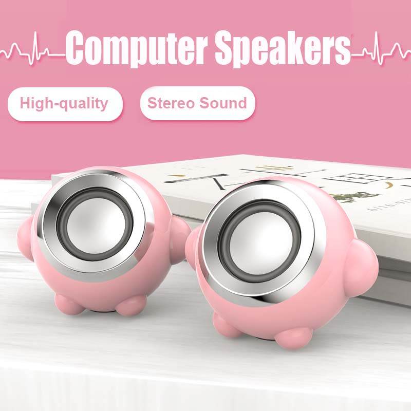 Home Wired Cute Multimedia Usb Subwoofer Mini Speakers - Mubimart