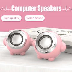 Home Wired Cute Multimedia Usb Subwoofer Mini Speakers - Mubimart -  