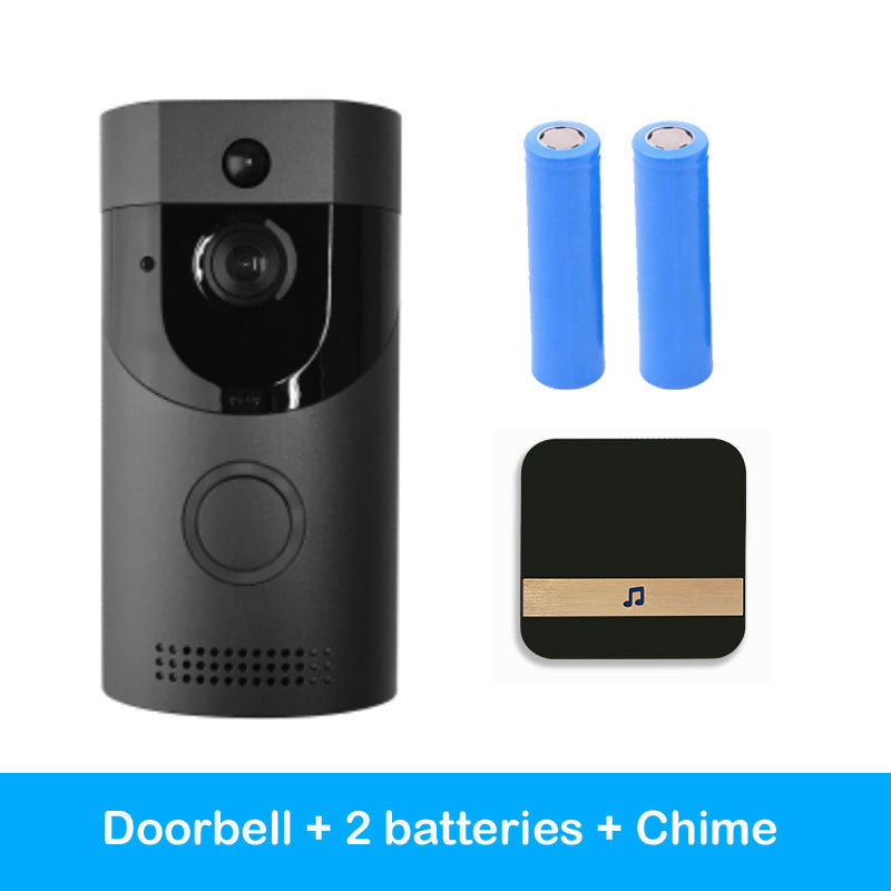 Home alarm smart wifi video doorbell wireless video intercom doorbell mobile phone remote video sea H1 program - Mubimart -  