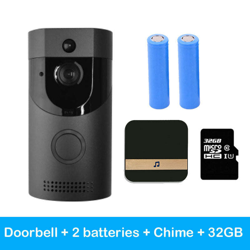 Home alarm smart wifi video doorbell wireless video intercom doorbell mobile phone remote video sea H1 program - Mubimart -  