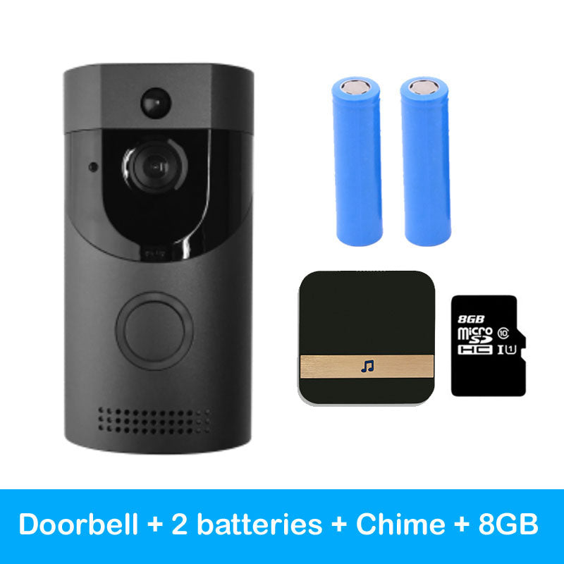 Home alarm smart wifi video doorbell wireless video intercom doorbell mobile phone remote video sea H1 program - Mubimart -  