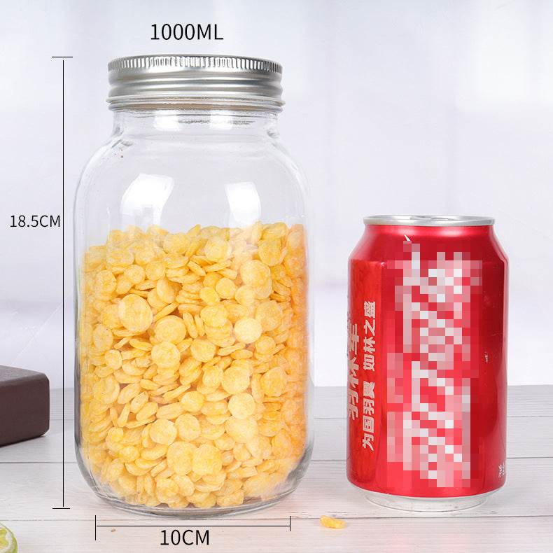 Honey glass bottle sealed jar - Mubimart