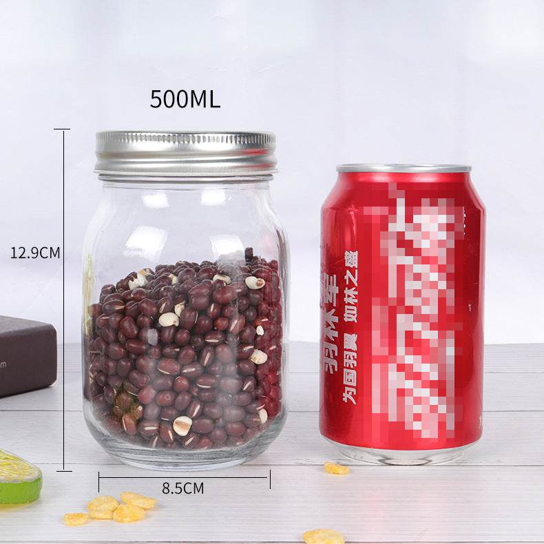 Honey glass bottle sealed jar - Mubimart