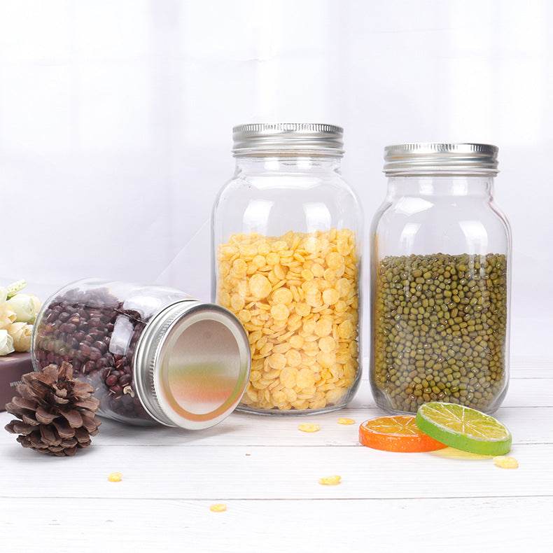 Honey glass bottle sealed jar - Mubimart