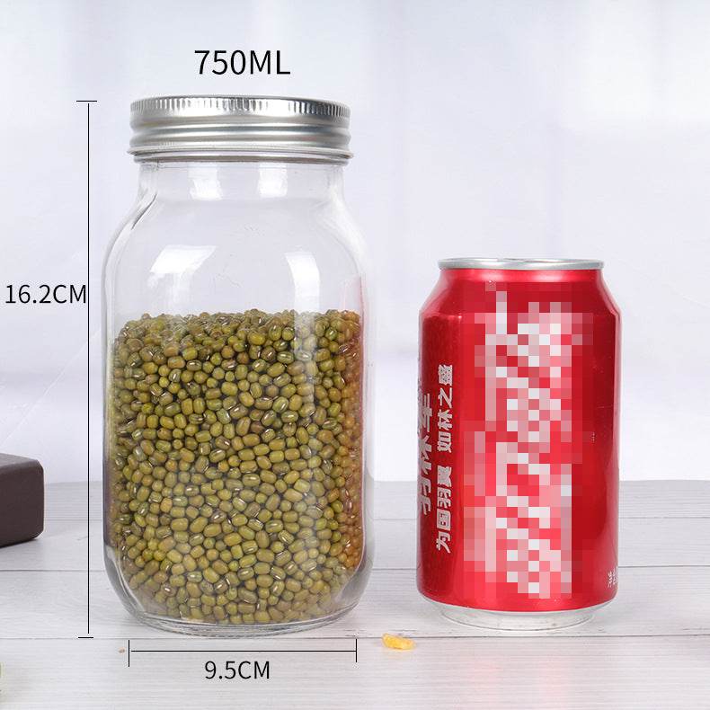 Honey glass bottle sealed jar - Mubimart
