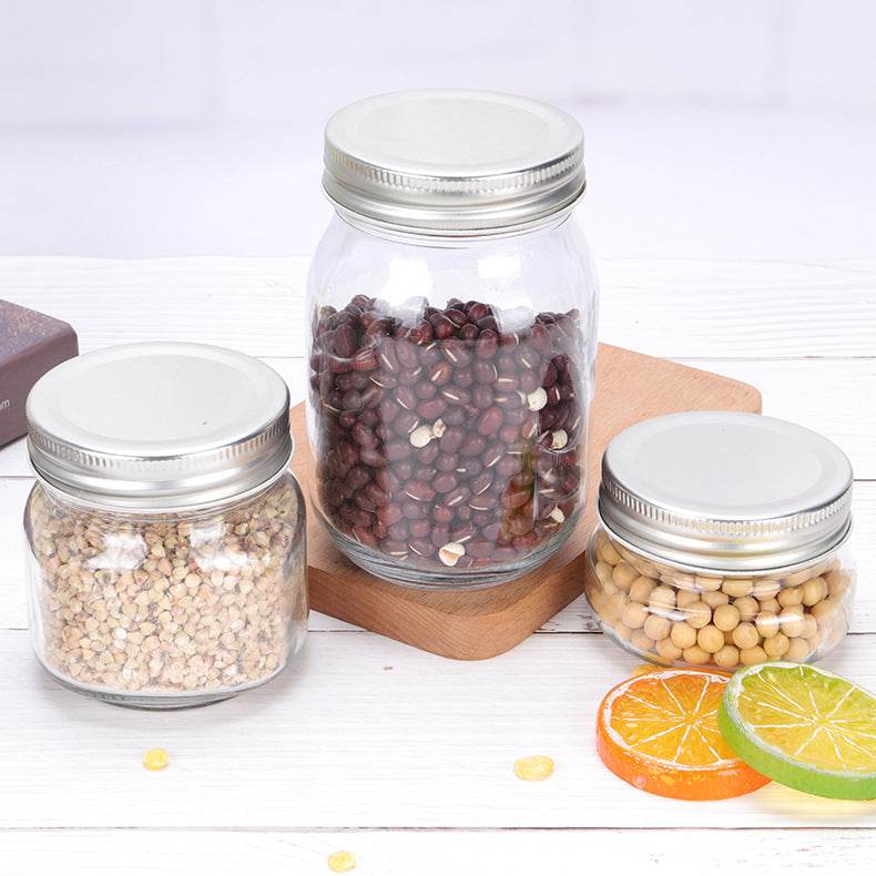 Honey glass bottle sealed jar - Mubimart