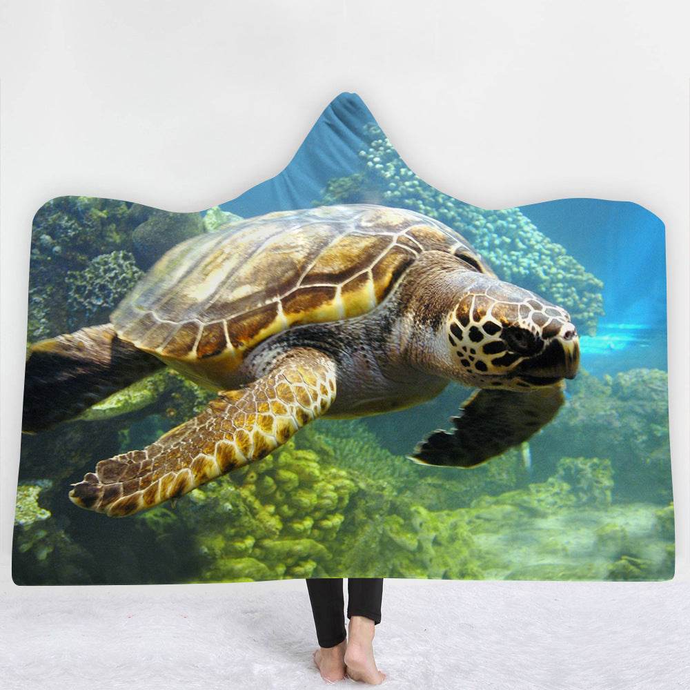 Hooded Blanket Cloak Blanket Thick Blanket - Mubimart