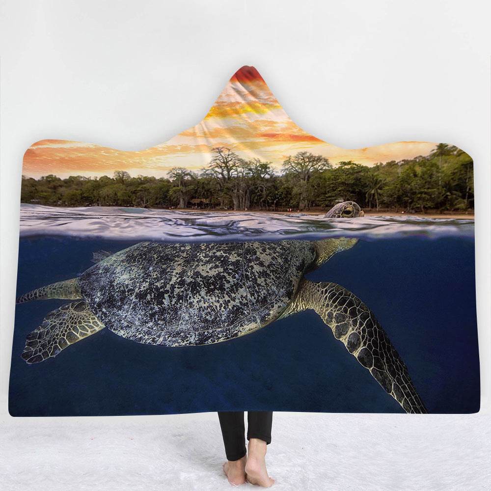 Hooded Blanket Cloak Blanket Thick Blanket - Mubimart
