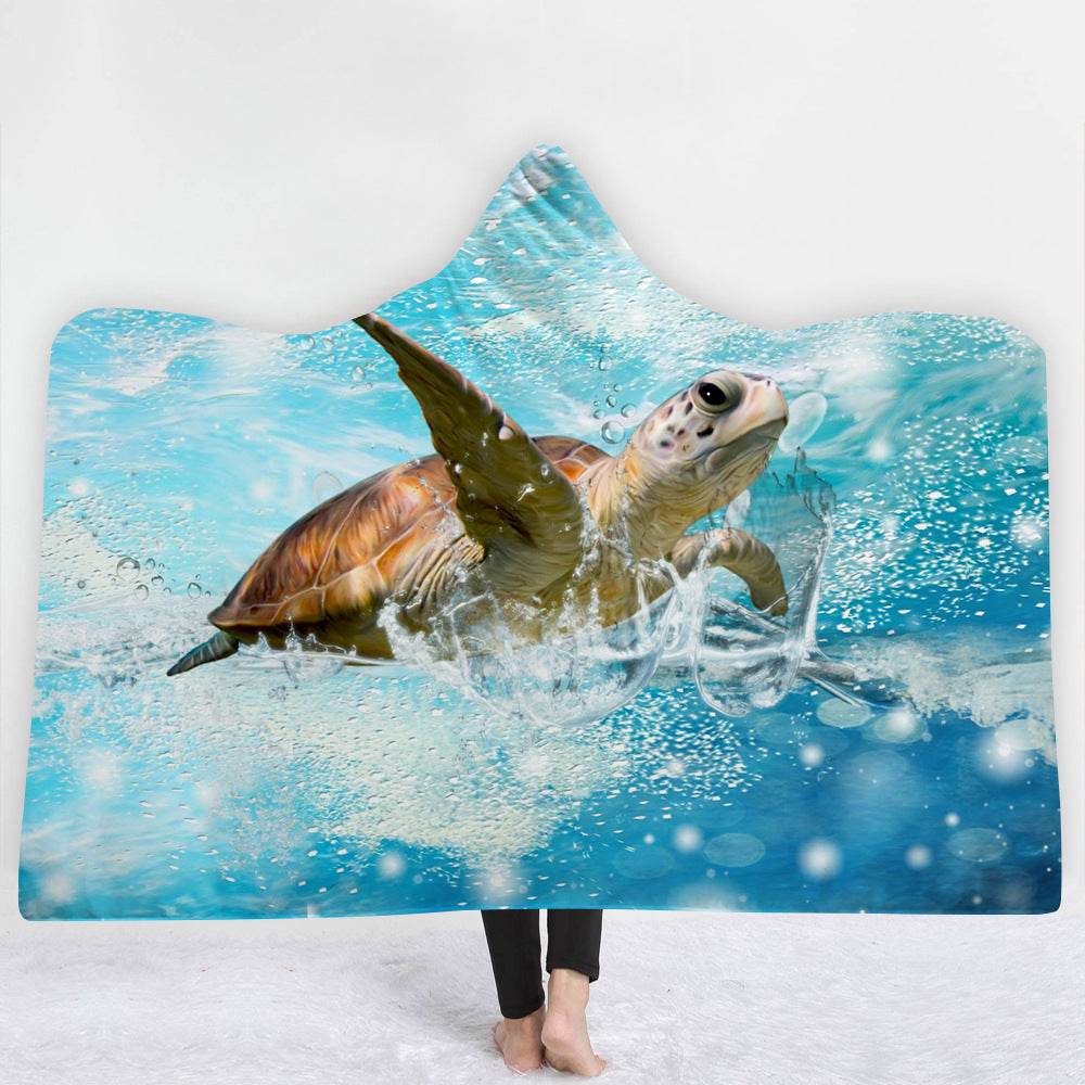 Hooded Blanket Cloak Blanket Thick Blanket - Mubimart