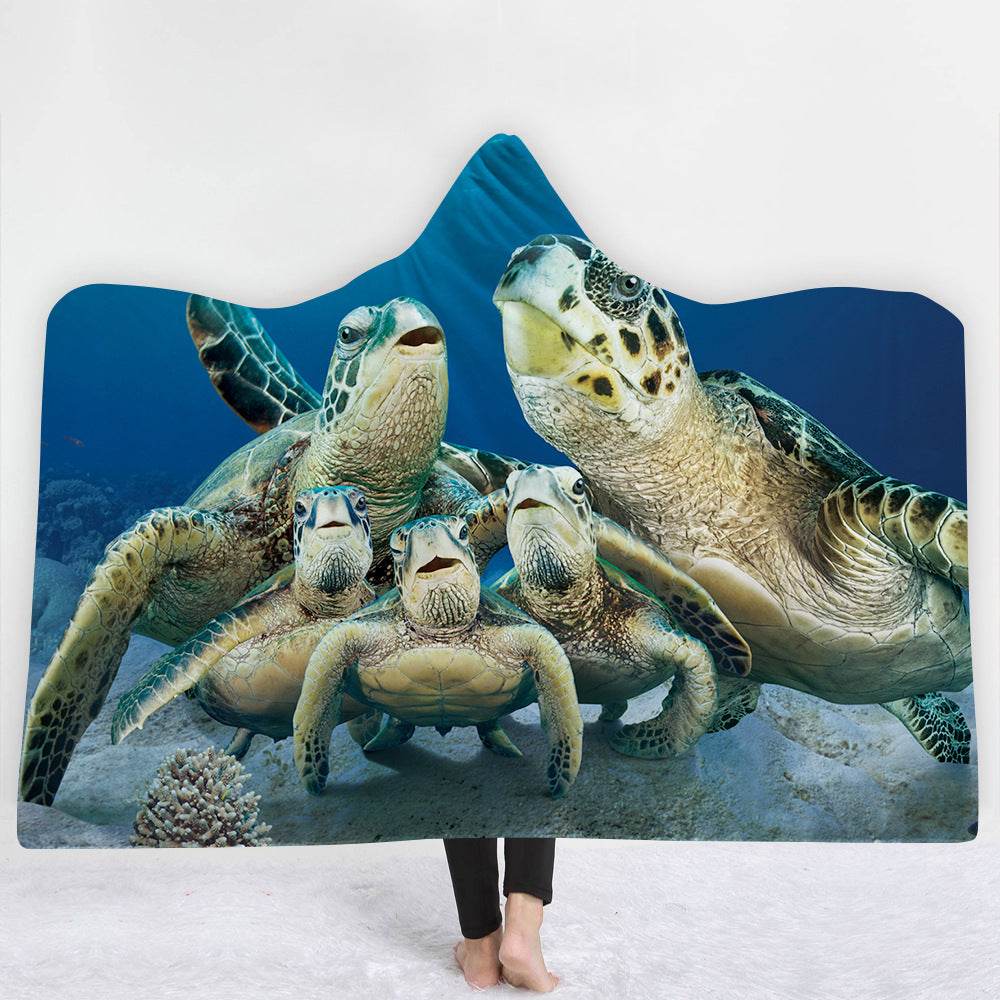 Hooded Blanket Cloak Blanket Thick Blanket - Mubimart