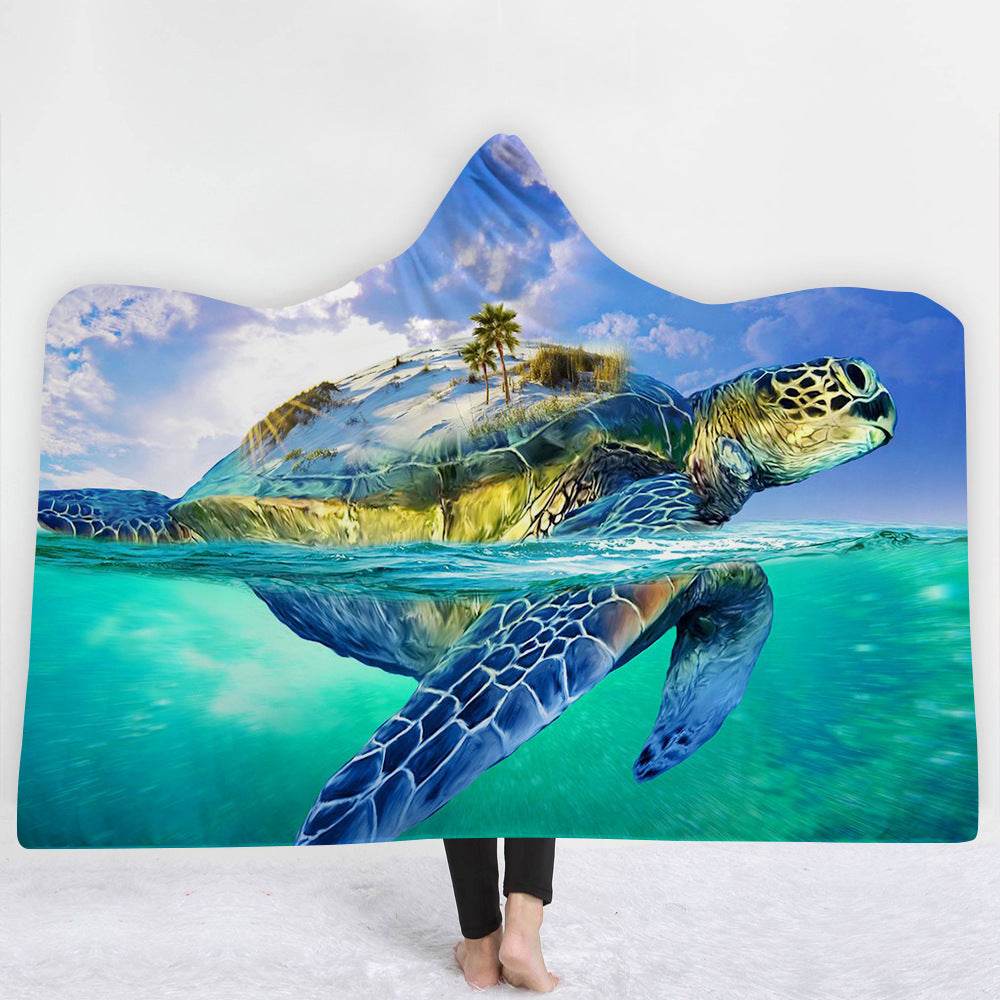 Hooded Blanket Cloak Blanket Thick Blanket - Mubimart