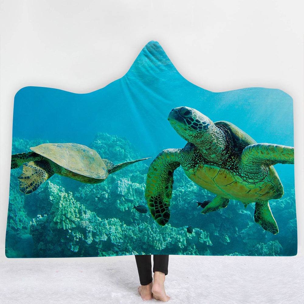 Hooded Blanket Cloak Blanket Thick Blanket - Mubimart