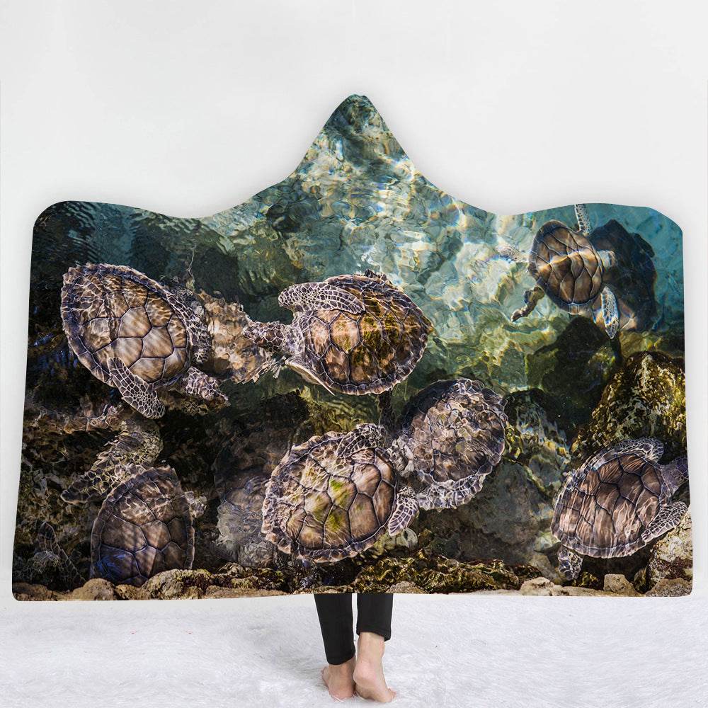Hooded Blanket Cloak Blanket Thick Blanket - Mubimart