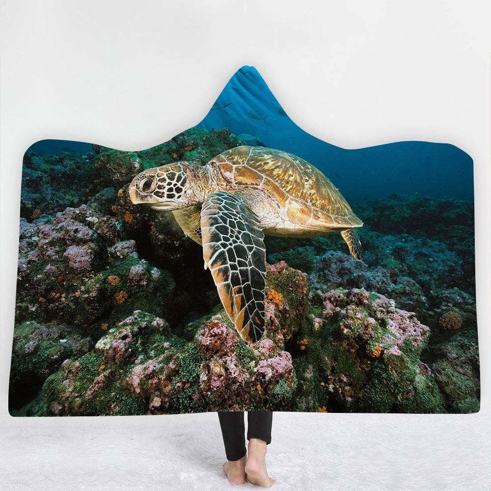 Hooded Blanket Cloak Blanket Thick Blanket - Mubimart