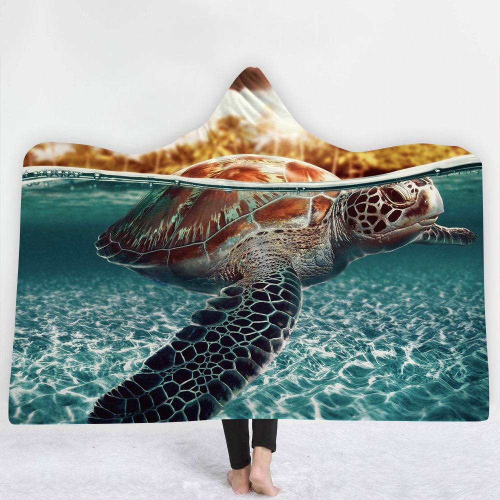 Hooded Blanket Cloak Blanket Thick Blanket - Mubimart
