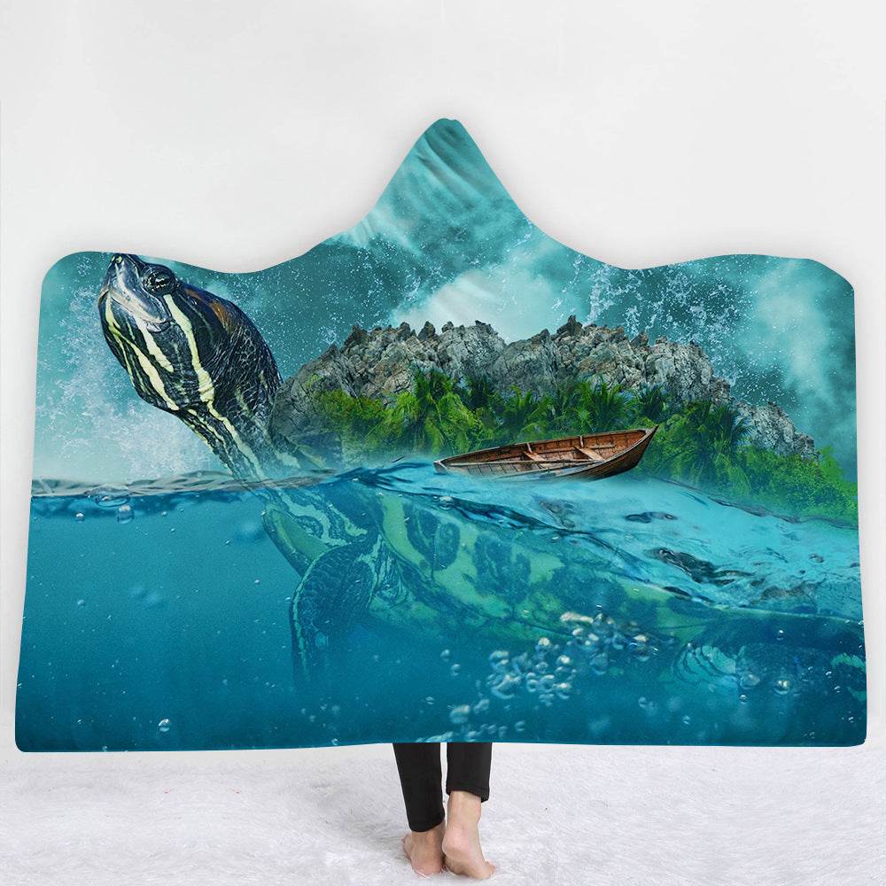 Hooded Blanket Cloak Blanket Thick Blanket - Mubimart