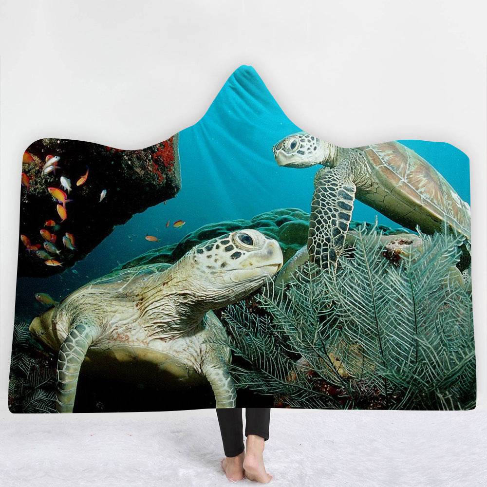 Hooded Blanket Cloak Blanket Thick Blanket - Mubimart