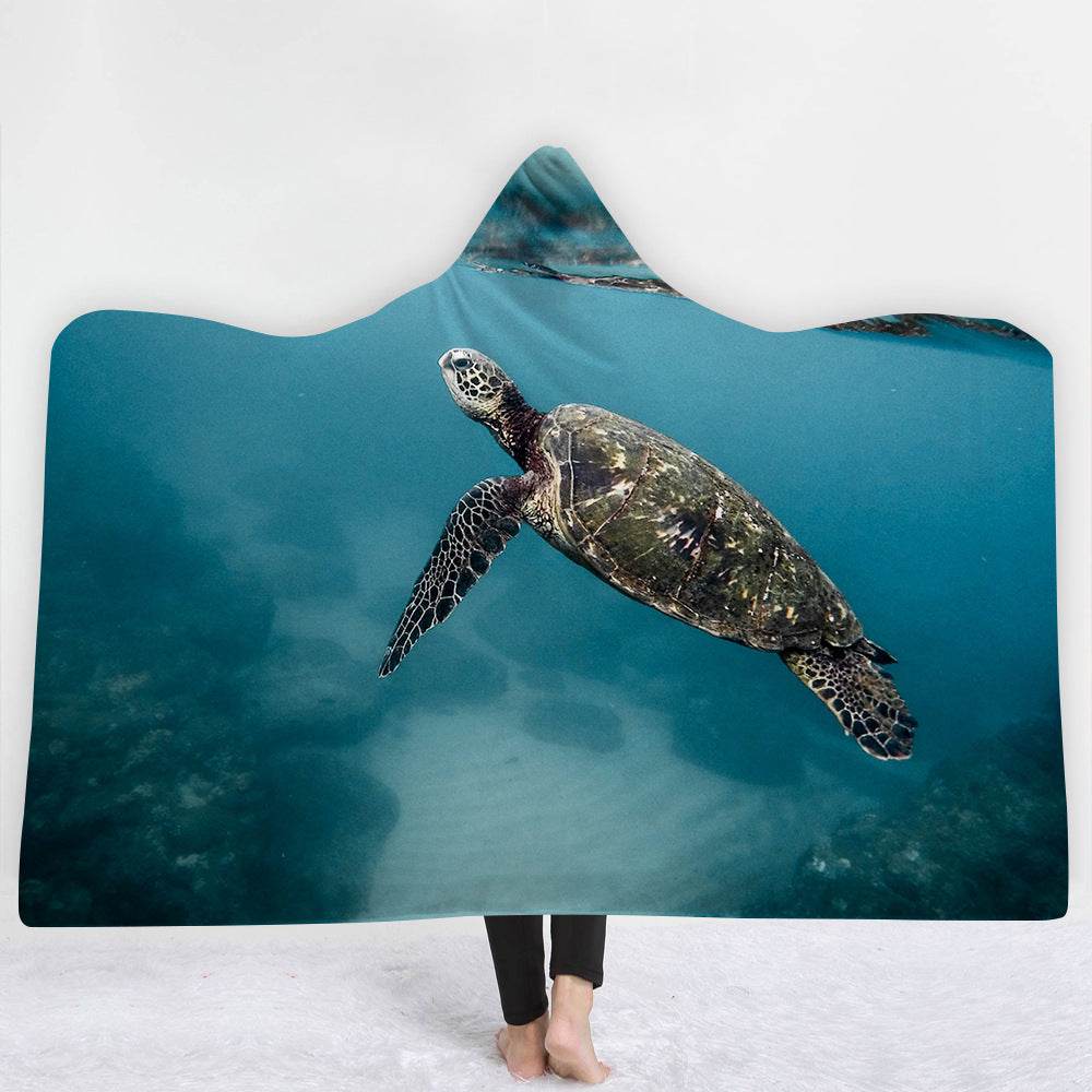 Hooded Blanket Cloak Blanket Thick Blanket - Mubimart