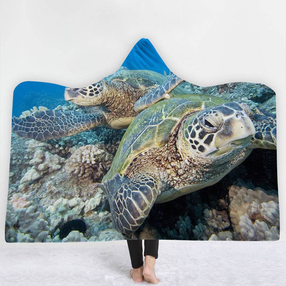 Hooded Blanket Cloak Blanket Thick Blanket - Mubimart