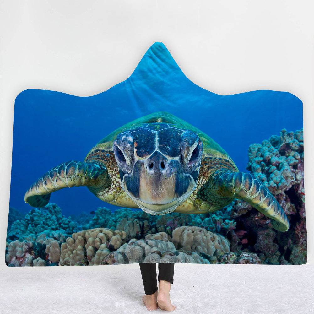 Hooded Blanket Cloak Blanket Thick Blanket - Mubimart