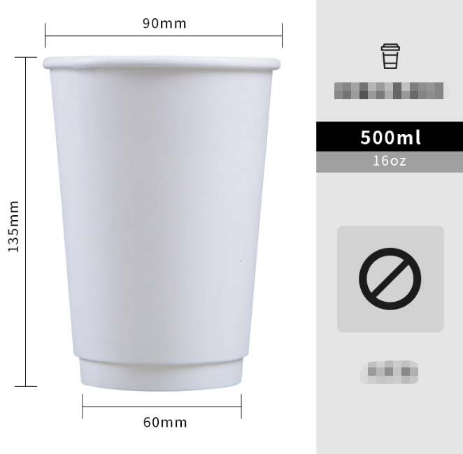 Hot Drink Cup Thickened Hollow Double Layer Insulation - Mubimart -  