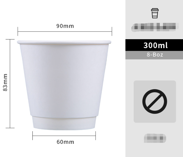 Hot Drink Cup Thickened Hollow Double Layer Insulation - Mubimart -  